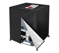 IBC - Cubierta para tanque de 1000 L, resistente, 420D, Oxford, impermeable, a prueba de sol, a prueba de polvo, resistente al viento, para almacenamiento de agua al aire libre, 120 x 100 x 116 cm