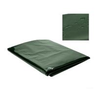 IBC - Funda para tanque de 1000 L 210D, impermeable, protección UV, funda aislante con solapas de acceso para contenedor de almacenamiento de agua al aire libre (verde militar)