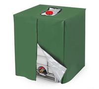 IBC - Funda para tanque de agua de tela Oxford resistente de 1000 L, con cremallera y correas para el viento, resistente a la lluvia y al polvo para jardín