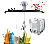 IBC - Mezclador de pintura, mezclador de soporte neumático, agitador de aire IBC, máquina mezcladora neumática de tanque de tonelada, hélice plegable, para materiales de revestimiento de pintura