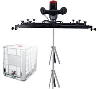 IBC - Mezclador de tanque de 3000 W con hélice plegable, disolvente de tinta, rango telescópico 65-125 cm