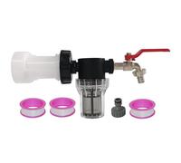 IBC S60 Extensión del tanque de agua Adaptador de tubo Filtro Grifo Conexión rápida Juego de pezones Riego de jardín Lavado de autos Junta de tubería de agua 1 juego de 5 piezas