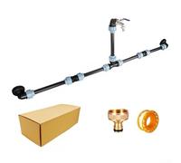 IBC Tank - Grifo de salida de cuello de cisne, sistema elevado de elevación de tanque IBC con conector rápido para necesidades de transferencia de líquidos al aire libre ([chupete de cobre])