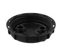 IBC - Tapa adaptadora de tanque con tapa ventilada de 163 mm y pieza de repuesto de rosca macho de 1 pulgada, conector de salida para contenedores de almacenamiento de agua DN150 IBC (2 agujeros)
