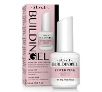IBD Building Gel Cover Pink, 1 pack (14 ml) - MADE IN USA - LED/UV building gel 2 en 1 para extensión de uñas