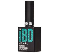 IBD Flash Gel - Aurora - 15 ml - Fabricado en Estados Unidos - Esmalte de uñas reflectante con brillo LED/UV para manicura duradera y uñas brillantes