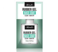 IBD Gel de goma - Base Coat, 15 ml, fabricado en Estados Unidos, base y construcción, base para uñas de gel, fortalece y protege la placa de la uña