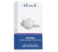 IBD Gel Nail Wipe - Toallitas de limpieza de uñas 80 piezas - Toallitas sin pelusa para gel, acrílico y envolturas - Ideal para eliminar el polvo y la capa de sudor - Toallitas desechables sin fibras