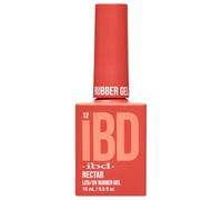 IBD Rubber Gel - Nectar - 15 ml - Fabricado en Estados Unidos - Esmalte de uñas premium para manicura natural duradera y uñas lisas - Laca LED/UV