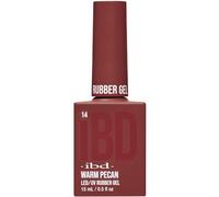IBD Rubber Gel - Warm Pecan - 15 ml - Fabricado en Estados Unidos - Esmalte de uñas premium para manicura natural duradera y uñas lisas - Laca LED/UV