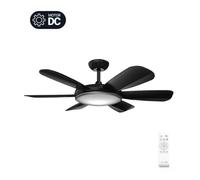 Universal Blue Ibe 4042 Ventilador de Techo con Luz LED y Mando 55W Negro