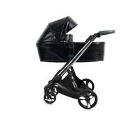 Ibebe Istop Gloss Cocodrilo - Carro bebé - COLOR : Negro, PIEZAS: Tres piezas