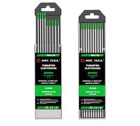 iBELL ARC SOUL - Varillas de soldadura de tungsteno verde de alta estabilidad de 2,4 mm de diámetro y 175 mm de longitud para varios tipos de aleación y necesidades de soldadura versátiles con