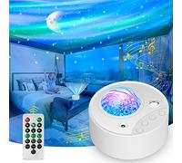 ibell Proyector Estrellas, LED Proyector Galaxia con 14 Colores, Aurora Boreal con Control Remoto, velocidad y brillo ajustables, Decoración Habitación, Regalo del Festival