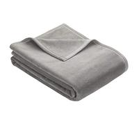 Ibena Berlin - Manta, algodón, gris, 150 x 200 cm