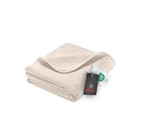 IBENA Nancy Colcha 140 x 210 cm - Colcha de Cama Beige, Manta Ligera con diseño de Trenza