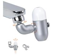Ibergrif Aireador con Filtro 4 Modos y 1 Salida | Ahorrador Agua Universal Lavabo/Cocina | Fácil Instalación sin Herramientas | Anticalcáreo + Antigoteo | Modelo M91006-1
