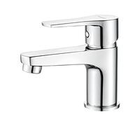 Ibergrif, M11357, Grifo de Lavabo, Cold Start, Ahorro de Energía del 10 por ciento, Latón, Cromado