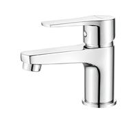 Ibergrif, M11357, Grifo de Lavabo, Cold Start, Ahorro de Energía del 10 por ciento, Latón, Cromado