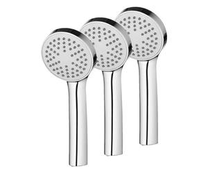 Ibergrif M20217 Alcachofa, Mango de Ducha, Plata, Presión Normal (Paquete de 3)