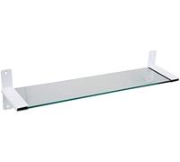 Ibergrif M31007W- Frost, Toalleros de Pared, Estantes/de Cristal, Blanco, 50 cm