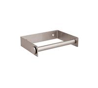 Ibergrif M31103-Placid, Portarrollos Sin Tapa, Soporte para Papel de Pared, Acero Inoxidable