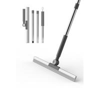 Ibergrif M34103 Escobilla de Goma de 42cm para Suelos, Escoba de Goma con Mango Ajustable(113cm), Limpia Cristales, para Suelo, Ducha, Azulejos, Cocina, Patio, Jardín
