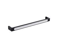Ibergrif M34200B Barra, Toallero de Lavabo, 60 cm, Accesorios de Baño, Acero, Negro