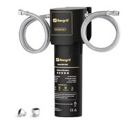 Ibergrif Sistema de Filtro de Agua para Debajo del Fregadero, Certificado NSF/ANSI 42, Reduce Cloro, Plomo, Fluoruro, Mal Sabor y Olor, Instalación Rápida, Negro, M91009