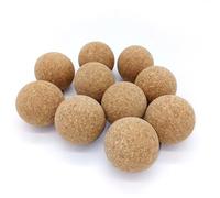 Iberia-Kork WEINKORKEN & SEKTKORKEN 10 bolas de corcho prensado, en diferentes tamaños, para manualidades, pesca, náutica, futbolín y mucho más (20 mm)