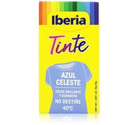 Iberia Tinte Azul Celeste Para Ropa, 40°c, color Azul Celeste