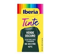 Iberia - Tinte Verde Oscuro para ropa, 40°C