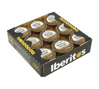 Iberitos - Cachuela Extremeña - Ideal para Desayunos y Meriendas - Untable sin Gluten y sin Lactosa - Producto Fabricado en España - Bandeja con 18 Monodosis de 23 Gramos