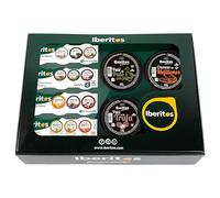 Iberitos - Caja Surtida con Cremas y Patés Gourmet - Ideal para Aperitivos y Regalos Gastronómicos - Variedad de Sabores Ibéricos y Vegetales - Contiene 1,123 kg