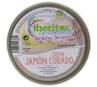 Iberitos Crema de Jamon Curado Sin Lactosa- Paquete de 10 x 140 gr