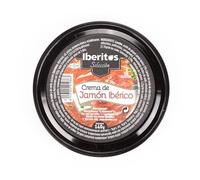 Iberitos - Crema de Jamón Ibérico 140g x10 uds - Sabor auténtico y tradicional - Sin gluten - Formato en lata fácil de untar - Ideal para desayunos, aperitivos y tapas rápidas