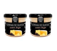 IBERITOS Crema de Queso Sabor Trufa 110 g | Crema para Untar de Textura Suave y Cremosa | Ideal para Tostas, Aperitivos y Canapés | Contiene Lactosa - PACK 2