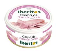 Iberitos - Lata de Auténtica Crema de Jamón York | Ideal para Desayunos y Meriendas - Apto para Celiacos - Contiene 250 g