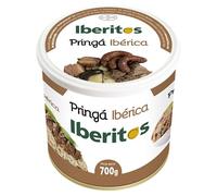 Iberitos - Lata de Auténtica Pringá Ibérica | Ideal para Desayunos y Meriendas - Apto para Celiacos - Contiene 700 g