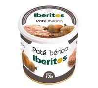 Iberitos - Lata de Auténtico Paté Ibérico | Ideal para Desayunos y Meriendas - Apto para Celiacos - Contiene 700 g