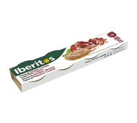Iberitos - Pack de 4 Monodosis de Auténtica Crema de Jamón Curado | Ideal para Desayunos y Meriendas - Apto para Celiacos - Latas de 23 g