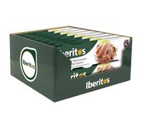 Iberitos - Paté de Anchoas - Ideal para Untar Tostadas, Pan o Cocinar - Ingredientes Selectos - Sin Gluten - Producto Fabricado en España - 16 Packs de 4 x 23 Gramos