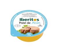 Iberitos Paté de Atún Monodosis | 10 Bandejas x 45 Porciones Individuales de 23 g | 450 Monodosis para Hostelería, Hoteles, Catering y Buffets