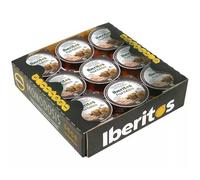 Iberitos Paté Ibérico Monodosis 18x23g | Paté Ibérico Individual para Desayunos y Aperitivos | Formato Hostelería Bar Cafetería Catering