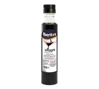 Iberitos Vinagre Balsámico Gourmet 250 ml | Condimento Artesano a Base de Mosto de Uva y Vinagre de Vino | Ideal para Ensaladas, Marinados y Cocina Gourmet