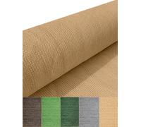 IBEROGARDEN | Malla de Ocultación Premium para Jardín | 95% Ocultación | Gramaje 120g/m² | Varios Tamaños (CREMA, 1 X 50 METROS)
