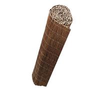 IBEROGARDEN | Mimbre Natural para Vallados | Ocultación 85% | 1.800 g/m2 | Rollos de 5 Metros | Varias Alturas (2 Metros de Alto por 5 de Largo)