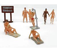 Iberplace 1:87 Escala H0 Figuras 30002 Playa nudista FKK modelismo ferroviario miniaturas Personas maquetas Accesorios maqueta Tren Diorama figuritas Tren electrico Adultos