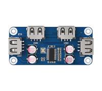 IBest 4 Port USB HUB Hat B for Raspberry Pi 4B/3B+/3 2B/Zero/Zero W/2 W/Zero WH/2 WH,4X Extended USB 2.0 Ports,Compatible with USB2.0 1.1, Plug-and-Play
