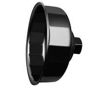 Ibetter - Llave de cazoleta para filtro de aceite para BMW y Volvo con tapas de filtro de estilo cartucho de 86 mm y 16 caras, herramienta de extracción de filtro de aceite para cambiar aceite.